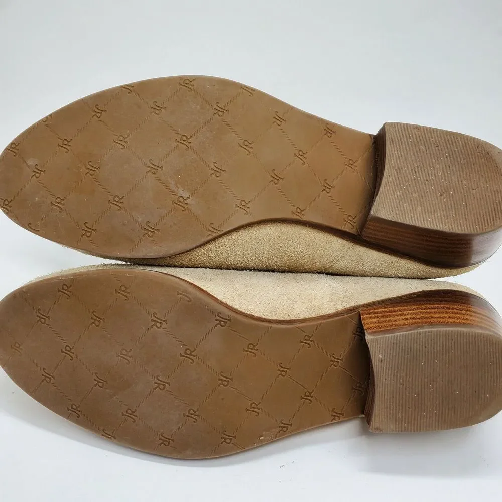 Jack Rogers Womens Ankle Boot Sadie Size 8.5 Tan Suede Booties‎